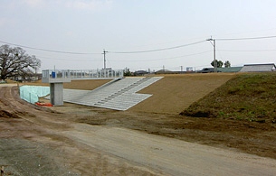 熊本・菊池の河川工事